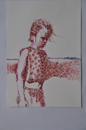 naar een foto van hellen van meene, A4